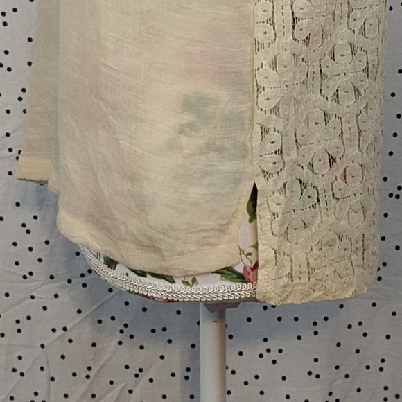 Anthropologie Mine Lace Back Top - Size S - Picture 9 of 10